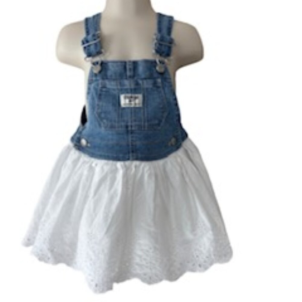 OshKosh - Blue Jean Overall Dress, 24M